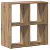 vidaXL Bookcase Artisian Oak 68.5x32x68.5 cm Engineered Wood