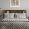 vidaXL Headboard Cabinet Brown Oak 180x18.5x104.5 cm