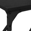 vidaXL Console Table Black oak 180 x 23 x 75 cm