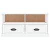 vidaXL TV Cabinet High Gloss White 93x35.5x45 cm Engineered Wood