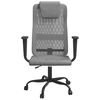 vidaXL Office Chair Grey Mesh Fabric and Faux Leather