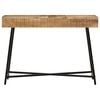 vidaXL Dressing Table 105x35x75 cm Solid Rough Mango Wood and Iron