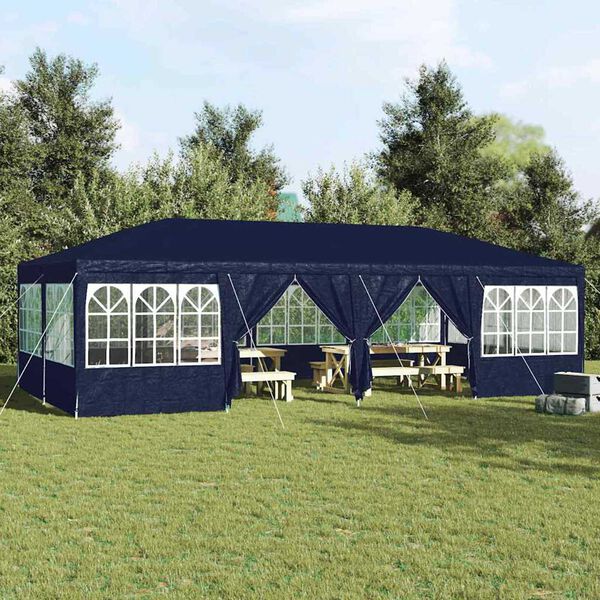 vidaXL Party Tent Blue 800 x 400 x 266 cm Polyethylene