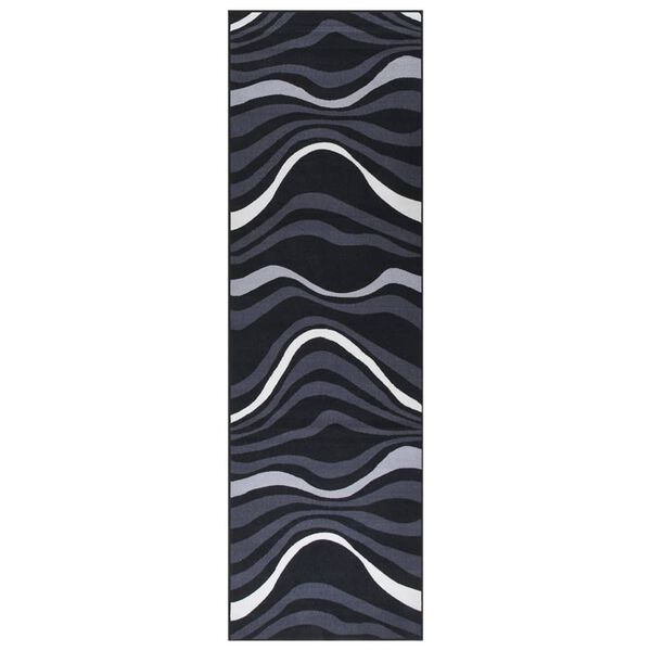 vidaXL Carpet Runner Black 80x300 cm