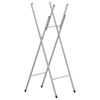 vidaXL Folding Bar Table Legs Silver 45x53x108 cm Galvanised Steel