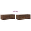 vidaXL TV Cabinet Brown Oak 80x31x25.5 cm Engineered Wood
