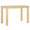 vidaXL Dining Table PANAMA 112x60x75 cm Solid Wood Pine