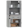 vidaXL Highboard Grey Sonoma Engineered Wood