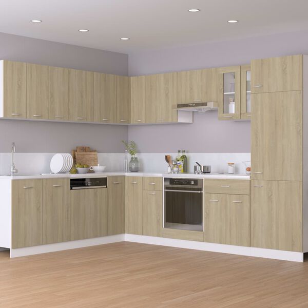 vidaXL Hanging Cabinet Sonoma Oak 60x31x40 cm Engineered Wood