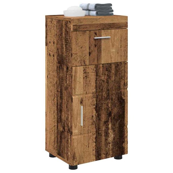 vidaXL Bathroom Cabinet Set TULUM Old Wood 37 x 31.5 x 82 cm