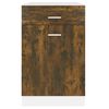 vidaXL Drawer Bottom Cabinet Lyon Smoked Oak 50x46x81.5 cm Engineered Wood