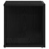 vidaXL Corner Shelves Black Oak 33 x 33 x 34.5 cm Engineered Wood