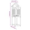 vidaXL Play Tower Brown 52.5 x 110.5 x 214 cm Solid Impregnated Wood