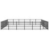 vidaXL Outdoor Dog Kennel Steel 33.87 m&sup2;