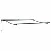 vidaXL Automatic Retractable Awning Anthracite and White 300x250 cm