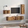 vidaXL TV Cabinet Set with Drawer 4 pcs Old Wood Engineered Wood