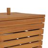 vidaXL Laundry Basket 30x30x45 cm Solid Teak Wood