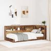 vidaXL Storage Headboard with Shelf Old Wood 90 cm Engineered Wood