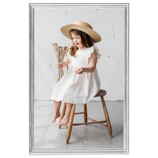 vidaXL Photo Frames Collage 5 pcs for Wall Silver 70x90cm MDF