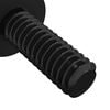 vidaXL Standoff Screw 4865 pcs Black M4 Rubber and Steel