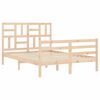 vidaXL Bed Frame without Mattress Double Solid Wood