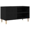 vidaXL Record Cabinet 84.5 x 38 x 48 cm Engineered Wood Black oak