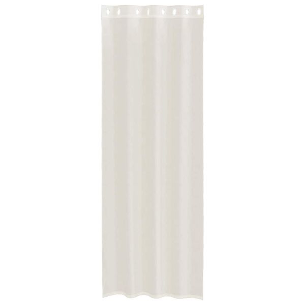 vidaXL Voile Curtains with Grommets 2 pcs Cream 140x300 cm