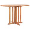 vidaXL 5 Piece Folding Outdoor Dining Set Solid Teak Wood