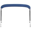 vidaXL 4 Bow Bimini Top Navy Blue 243x(230-244)x137 cm