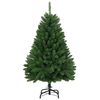 vidaXL Artificial Christmas Tree Green 120 cm PVC and Metal