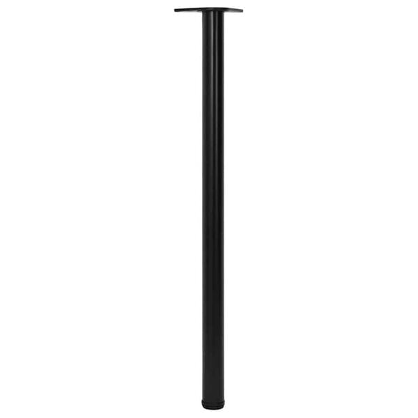 4 Height Adjustable Table Legs Black 1100 mm