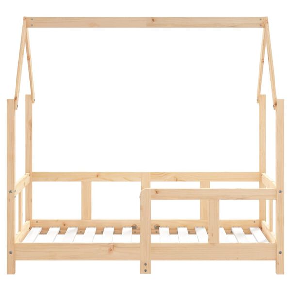 vidaXL Kids Bed Frame 70x140 cm Solid Wood Pine