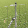 vidaXL Fence Post Galvanized 25 x 1 m Steel
