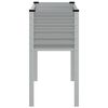 vidaXL Garden Planter Grey 100x45x90 cm Steel