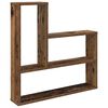vidaXL Wall Shelf Old Wood 60 x 11 x 60 cm Engineered Wood