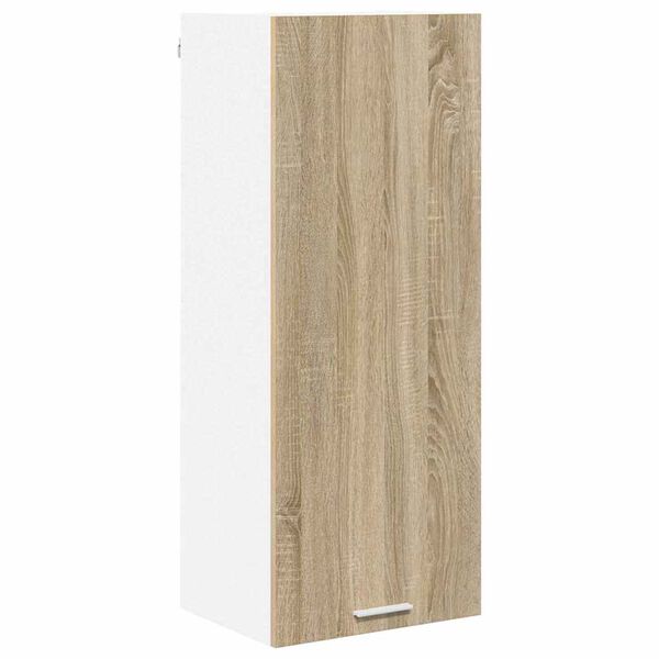 vidaXL Hanging Cabinet Sonoma Oak 40 x 31 x 100 cm Engineered Wood