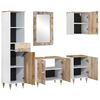 vidaXL 5 Piece Bathroom Furniture Set Solid Wood Mango