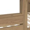 vidaXL Bunk Bed for Kids Artisan Oak 80 x 200 cm Engineered Wood