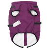 vidaXL Dog Coat with Harness Purple L52 Fleece and Polyester