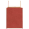 vidaXL Paper Bags 250 pcs with Handles Red 32x22x28 cm