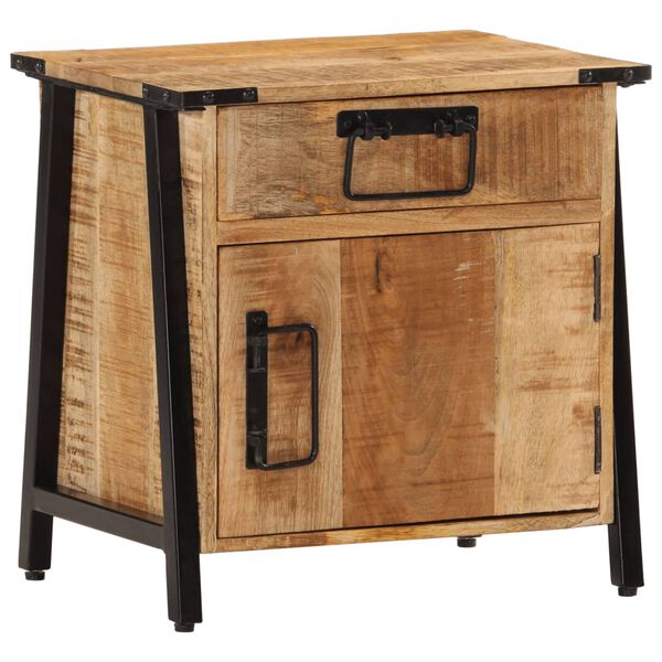 vidaXL Bedside Cabinet 40x30x42 cm Solid Wood Mango