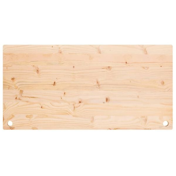vidaXL Desk Top 100x50x2.5 cm Solid Wood Pine