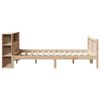vidaXL Bookcase Bed without Mattress 160x200 cm Solid Wood Pine