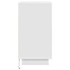 vidaXL Bedside Cabinet with LED Lights&nbsp;White 38x34x65 cm