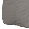 vidaXL Back Pillow Taupe 45 x 20 x 35 cm Fabric