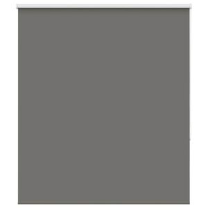 vidaXL Roller Blind Blackout Grey 140x175 cm Fabric Width 136.6 cm Polyester