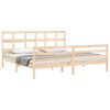 vidaXL Bed Frame without Mattress Super King Size Solid Wood