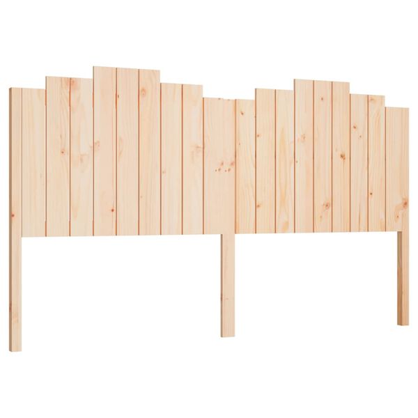 vidaXL Bed Headboard 186x4x110 cm Solid Wood Pine