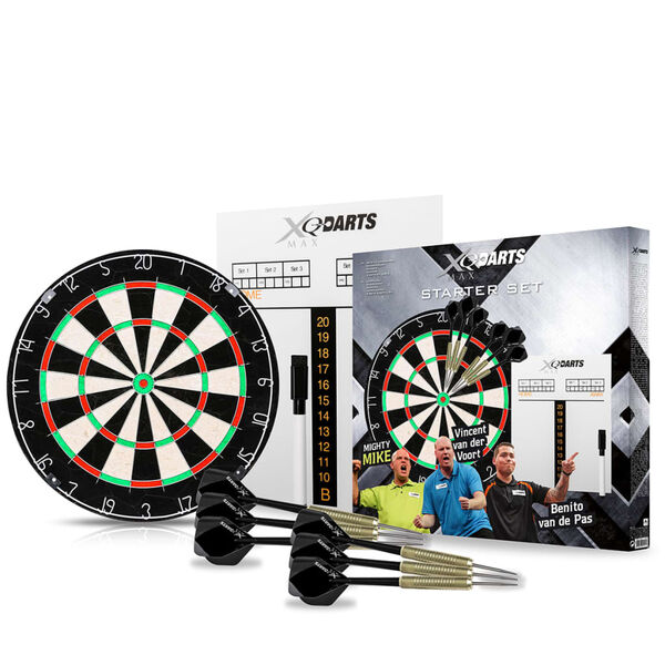 XQmax Darts Dartboard StarterSet Bristle QD7000040