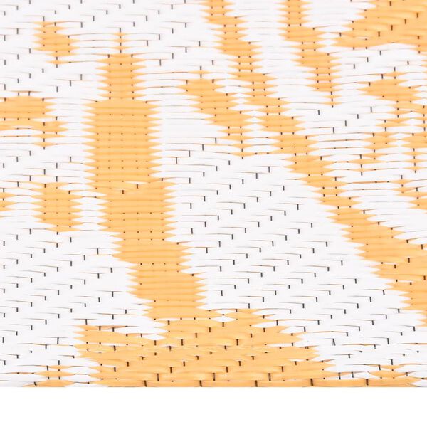 vidaXL Outdoor Rug ARAKIL Yellow 140x200 cm PP